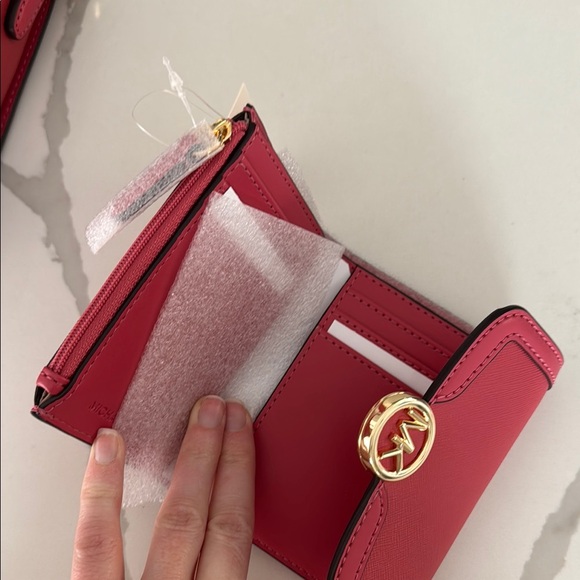 Michael Kors Red Crossbody Bag and Wallet Set - Picture 8 of 8